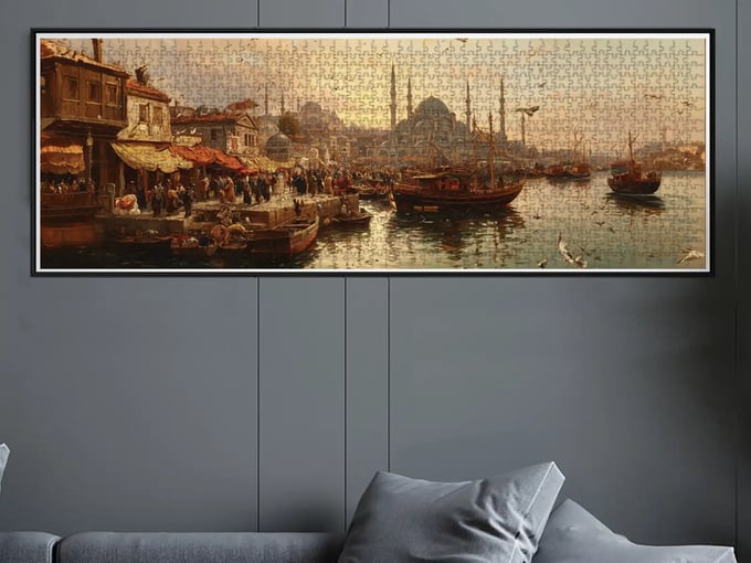 Eski İstanbul - 1000.PN Parça Puzzle - 1206