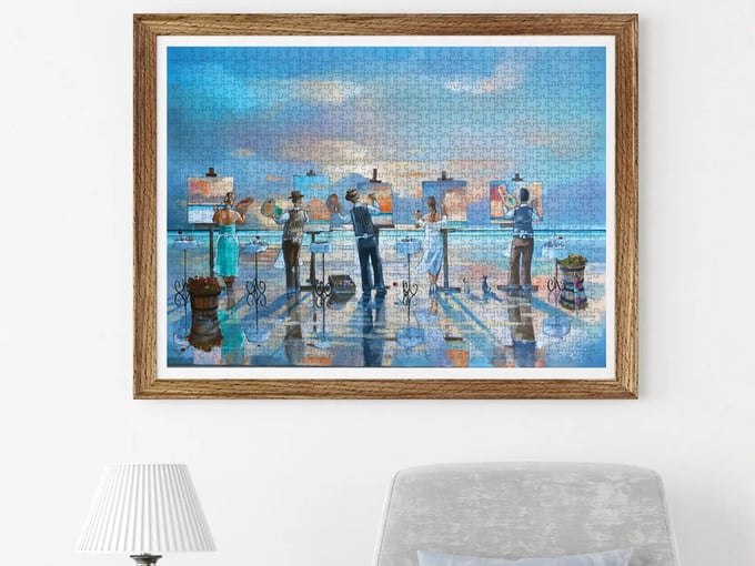 Fırça Darbeleri  - 1000 Parça Puzzle - 1132