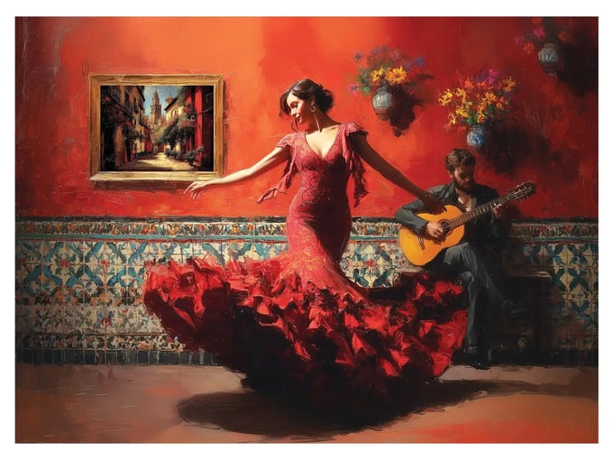 Flamenco - 1000 Parça Puzzle - 1204