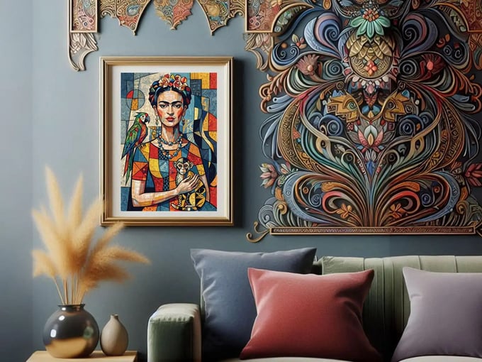 Frida ve Dostları - 500 Parça Puzzle - 3648