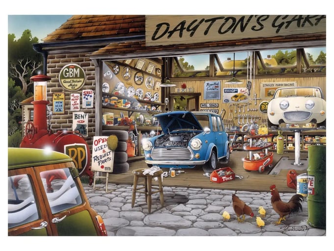 Garaj  - 500 Parça Puzzle - 3571