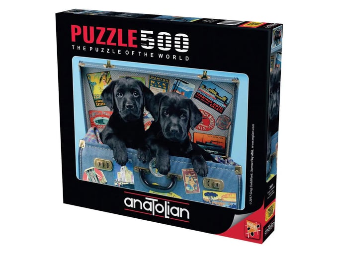 Gezgin Köpekler  - 500 Parça Puzzle - 3601