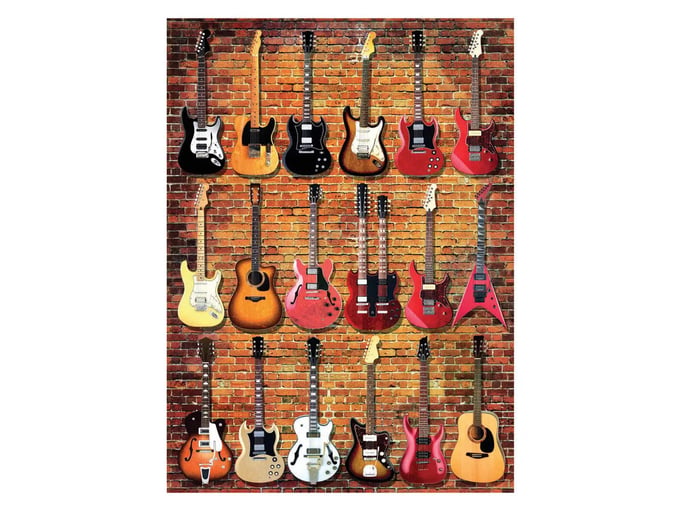 Gitar Koleksiyonu  - 1000 Parça Puzzle - 1116