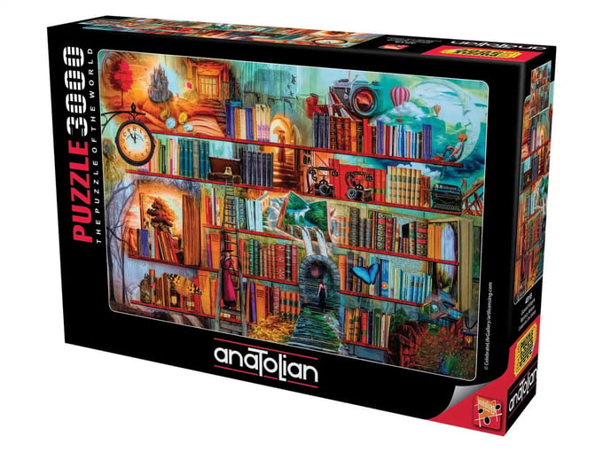 Gizemli Kitaplık - 3000 Parça Puzzle - 4918