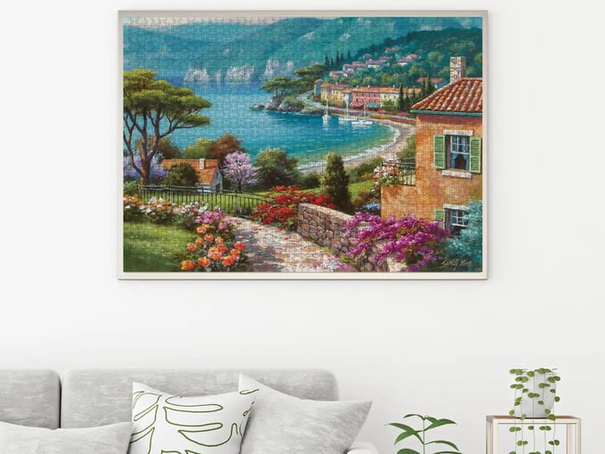 Göl Kıyısı  - 1500 Parça Puzzle - 4547
