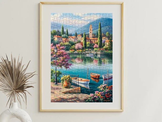 Gölde Akşamüstü  - 500 Parça Puzzle - 3597