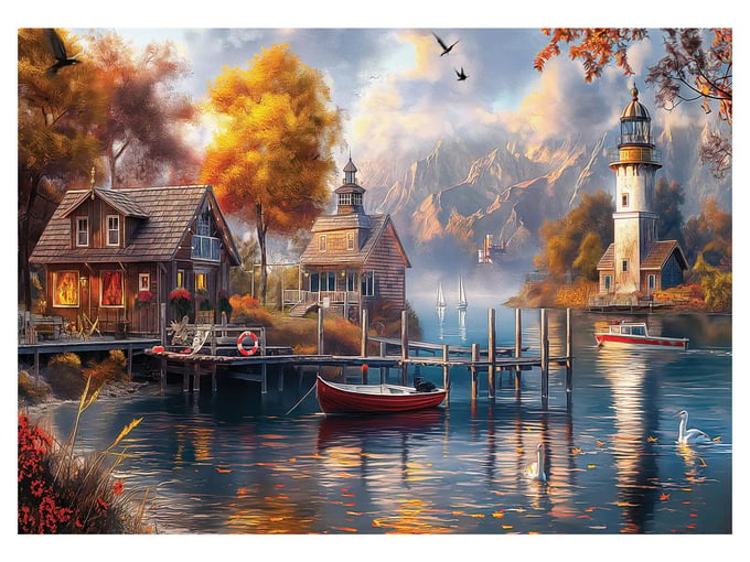 Gölde Sonbahar - 1500 Parça Puzzle - 4581