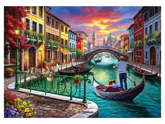 Gondola Nera - 700 Parça Puzzle - 2709