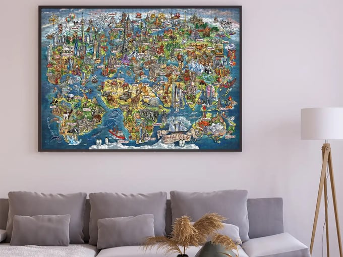 Harika Dünya  - 3000 Parça Puzzle - 4923