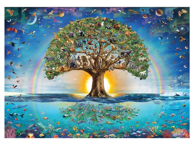 Hayat Ağacı  - 3000 Parça Puzzle - 4927