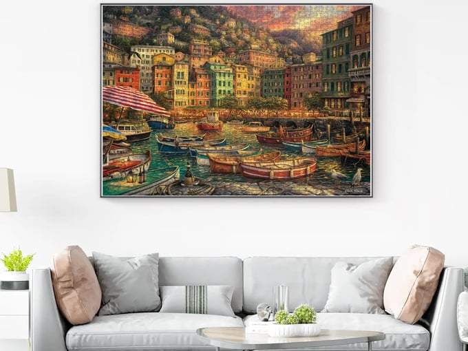 İtalya dan Titreşimler  - 3000 Parça Puzzle - 4914