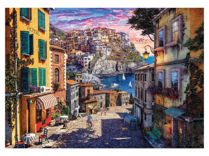 İtalya esintisi  - 3000 Parça Puzzle - 4932