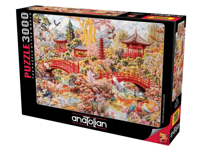 Japon Bahçesi - 3000 Parça Puzzle - 4938