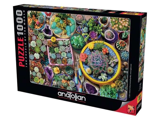 Kaktüsler  - 1000 Parça Puzzle - 1122
