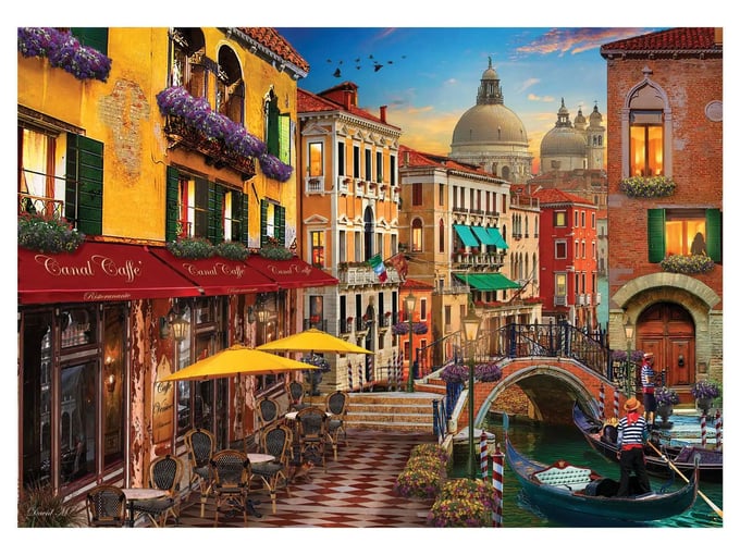 Kanal Cafe  - 1500 Parça Puzzle - 4553