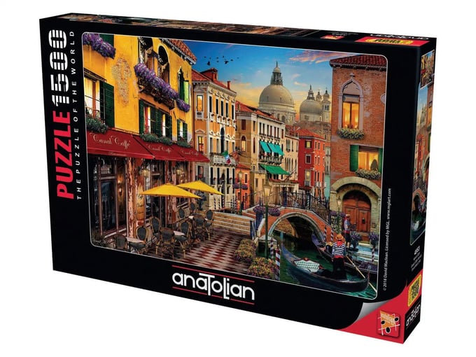 Kanal Cafe  - 1500 Parça Puzzle - 4553