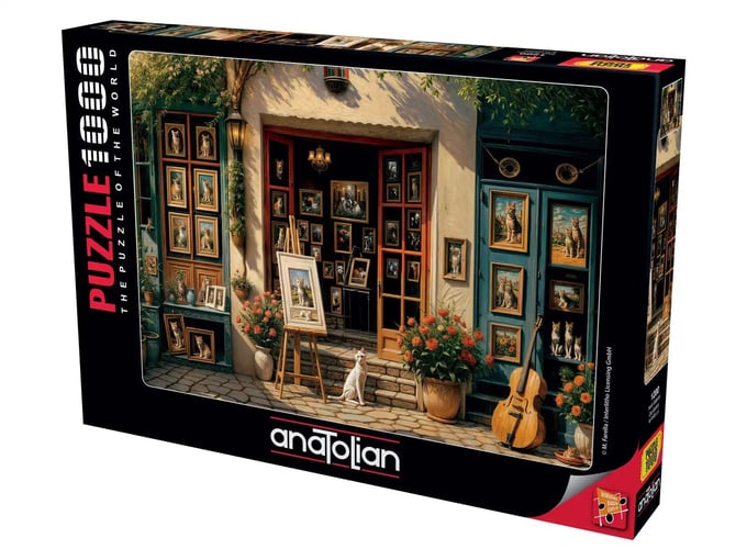 Kedi Galerisi - 1000 Parça Puzzle - 1200