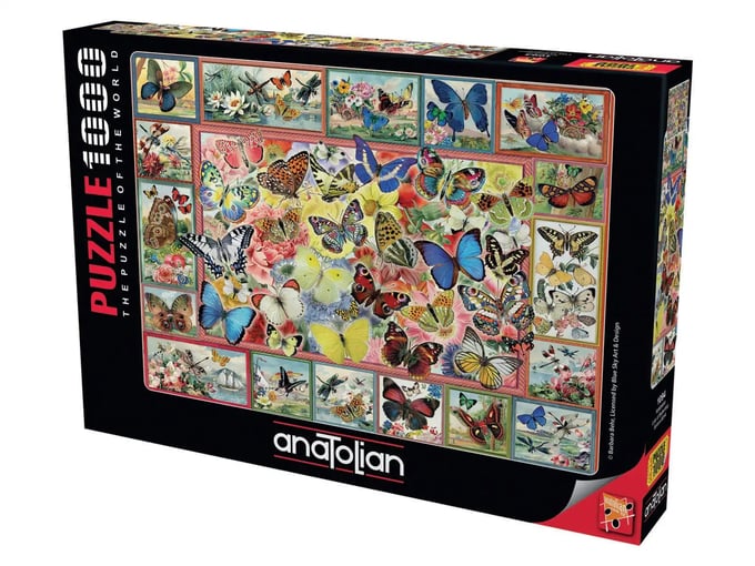 Kelebekler  - 1000 Parça Puzzle - 1094