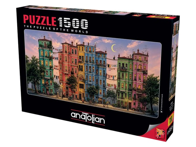 Komşu Pencereler - 1500 Parça Puzzle - 3797