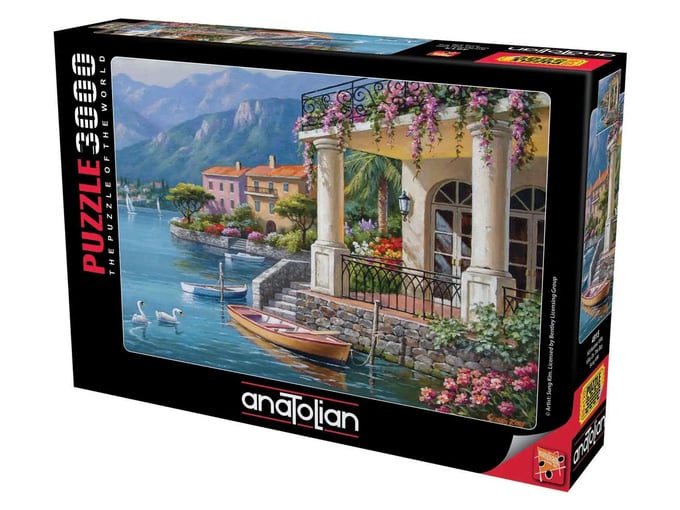 Körfezdeki Villa  - 3000 Parça Puzzle - 4915