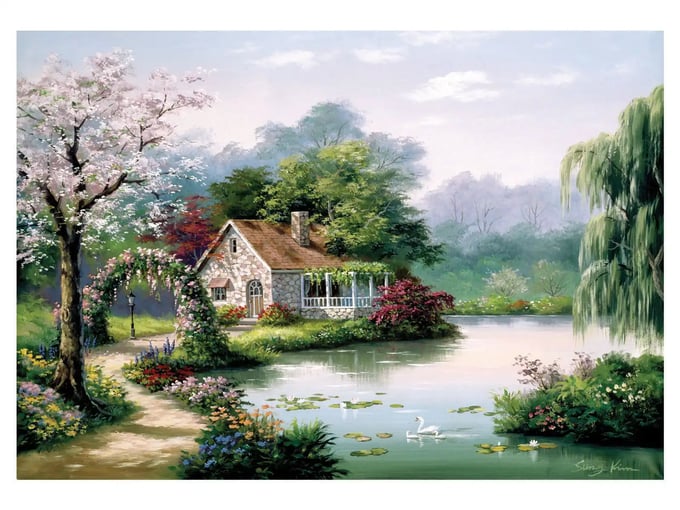 Küçük Bahçe Köşkü  - 260 Parça Puzzle - 3304