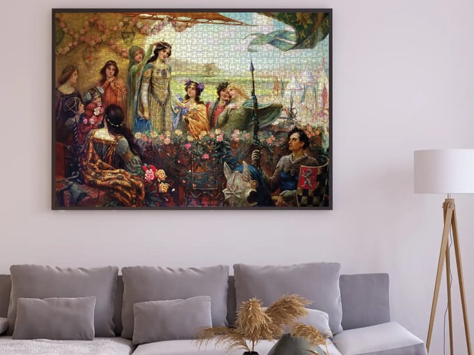 Lancelot & Guinevere - 3000 Parça Puzzle - 4929
