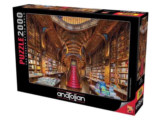 Lello Bookshop - 2000 Parça Puzzle - 3956