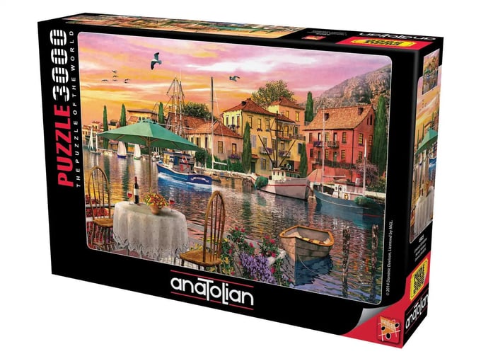 Limanda Günbatımı  - 3000 Parça Puzzle - 4905