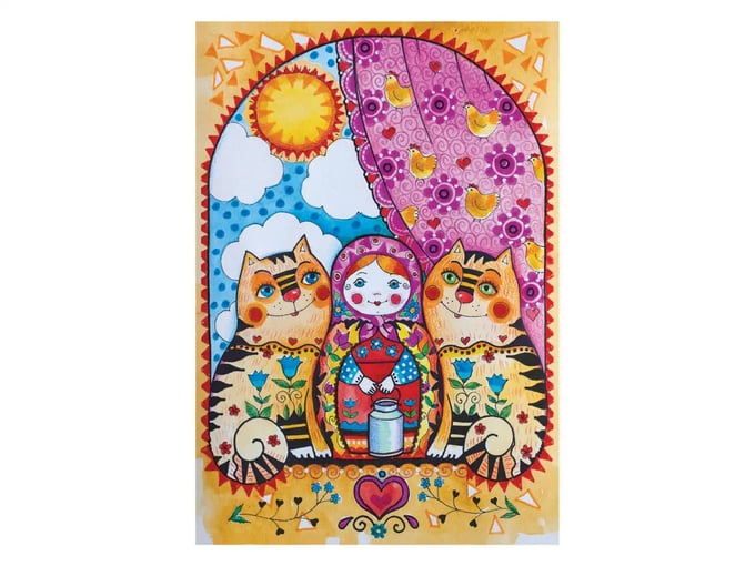 Matruşka  - 500 Parça Puzzle - 3606