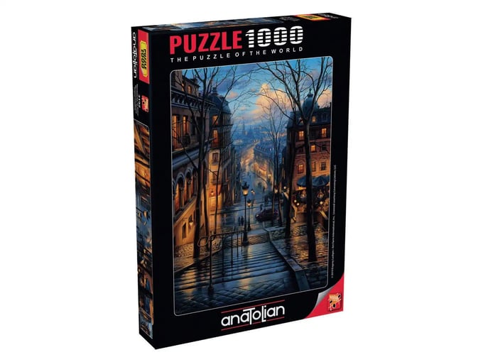 Montmartre de Bahar  - 1000 Parça Puzzle - 3192