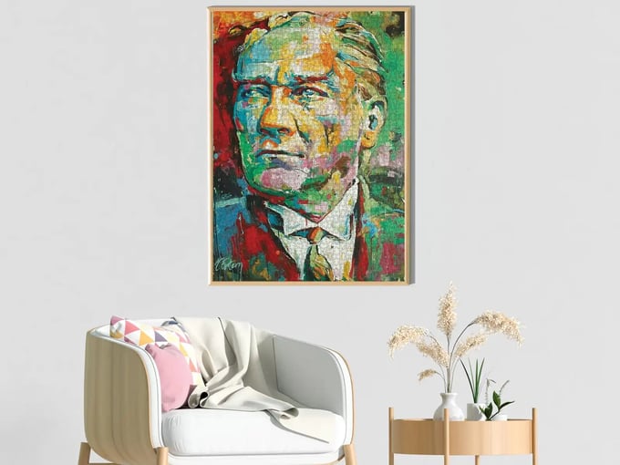 Mustafa Kemal ATATÜRK  - 1500 Parça Puzzle - 4555