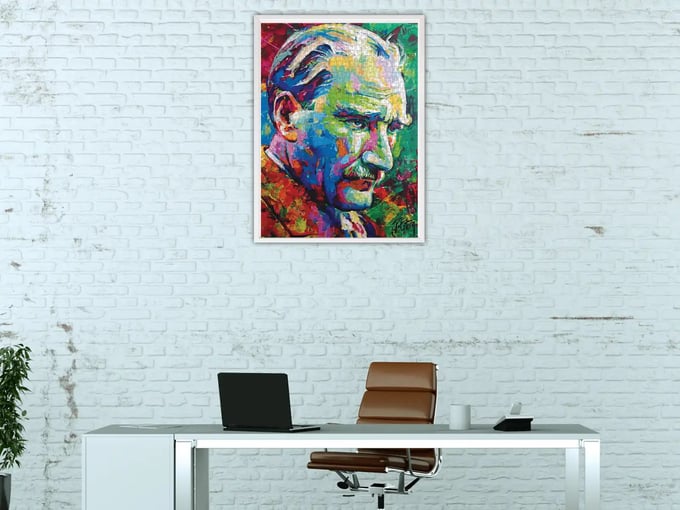 Mustafa Kemal ATATÜRK2018-1000 Parça Puzzle- 1077