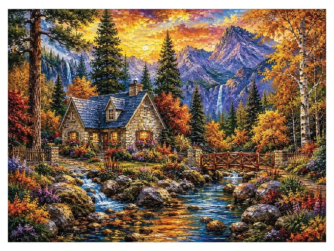 Mutluluğun Adresi - 1000 Parça Puzzle - 1226