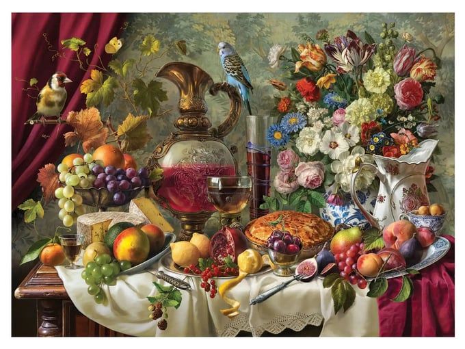 Natürmort  - 1000 Parça Puzzle - 1144