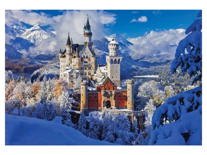 Neuschwanstein Castle - 2000 Parça Puzzle - 3957