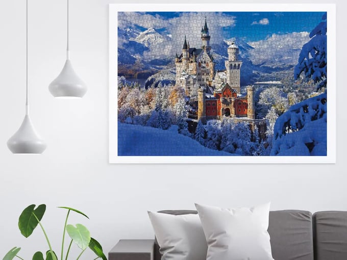 Neuschwanstein Castle - 2000 Parça Puzzle - 3957