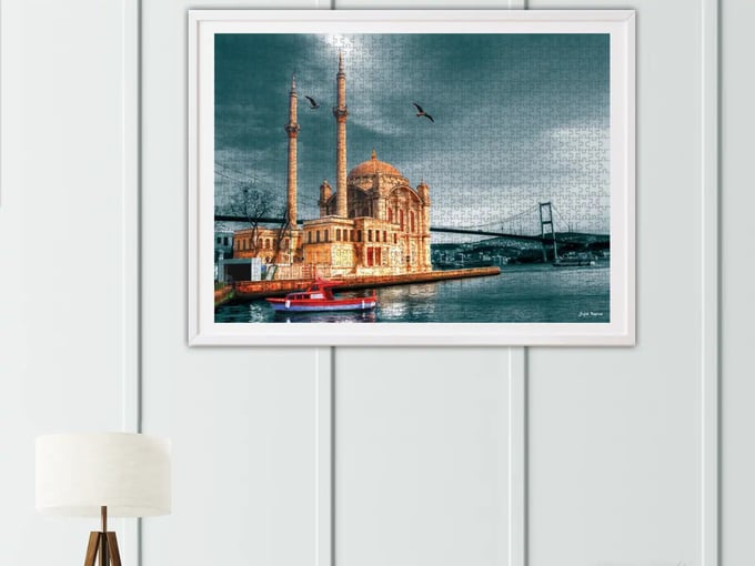 Ortaköy Cami Nostalji - 1000 Parça Puzzle - 3171