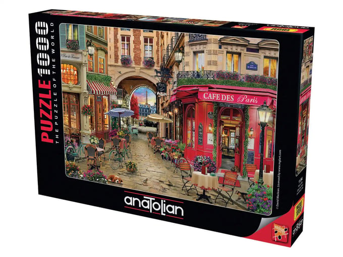 Paris Cafe  - 1000 Parça Puzzle - 1134