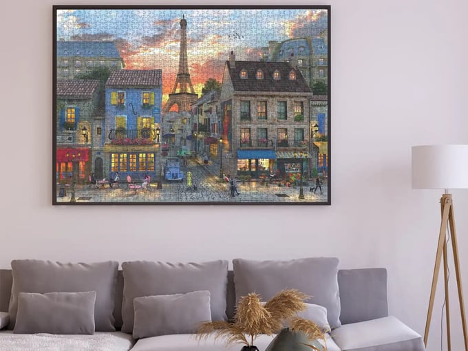 Paris Sokakları   - 3000 Parça Puzzle - 4910