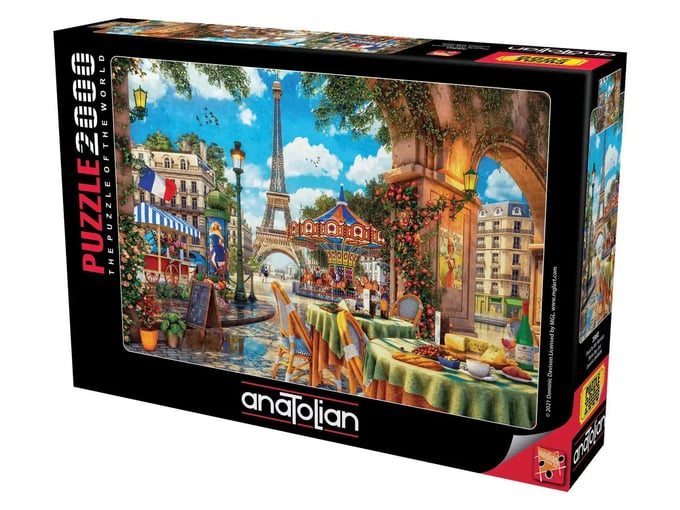 Paris te Atlı karınca   - 2000 Parça Puzzle - 3960