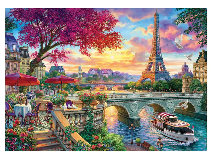 Pariste Bahar - 3000 Parça Puzzle - 4919