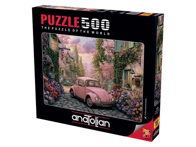 Pembe Vosvos - 500 Parça Puzzle - 3646