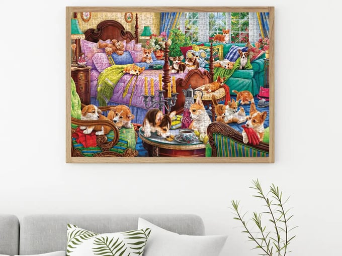 Pijama Partisi  - 1000 Parça Puzzle - 1143