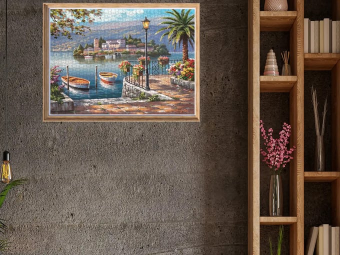 Porto Gölü  - 1000 Parça Puzzle - 3129