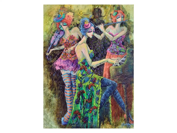 Renk Üçlüsü  - 1000 Parça Puzzle - 1046