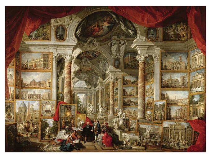 Roma Galerisi  - 4000 Parça Puzzle - 5204