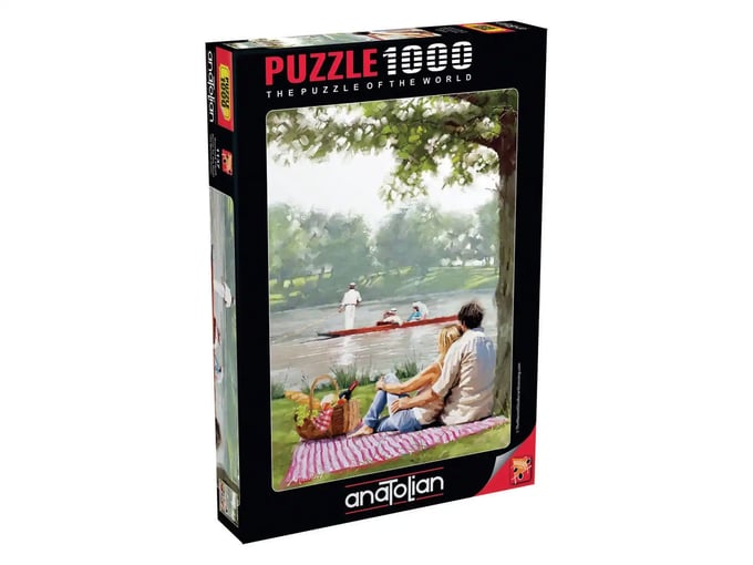 Romantik Piknik  - 1000 Parça Puzzle - 1137