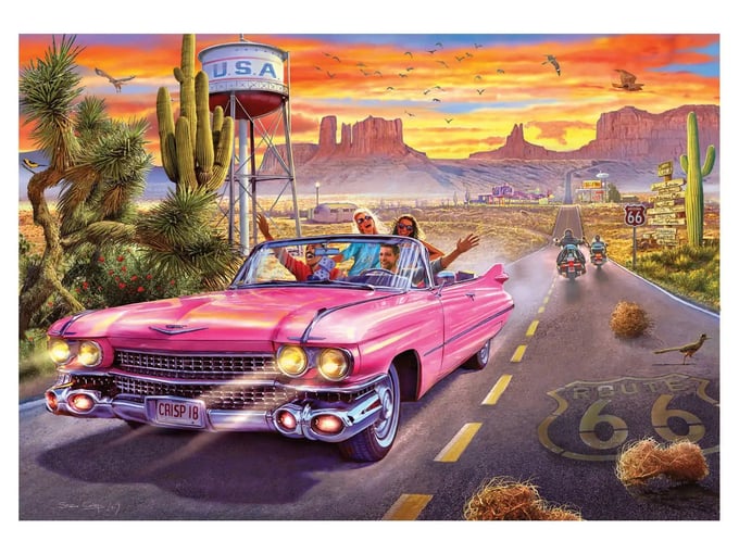 Route 66  - 500 Parça Puzzle - 3634