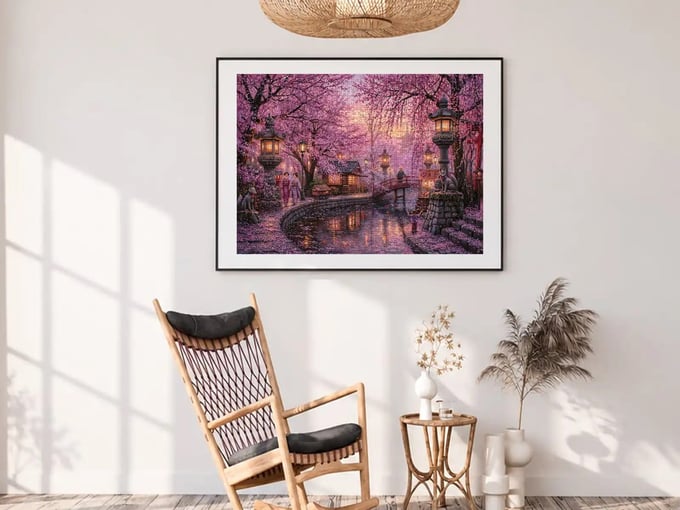 Sakura Mevsimi - 1000 Parça Puzzle - 1219