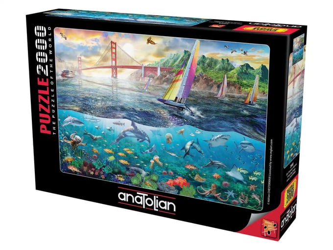 San Francisco Köprüsü - 2000 Parça Puzzle 